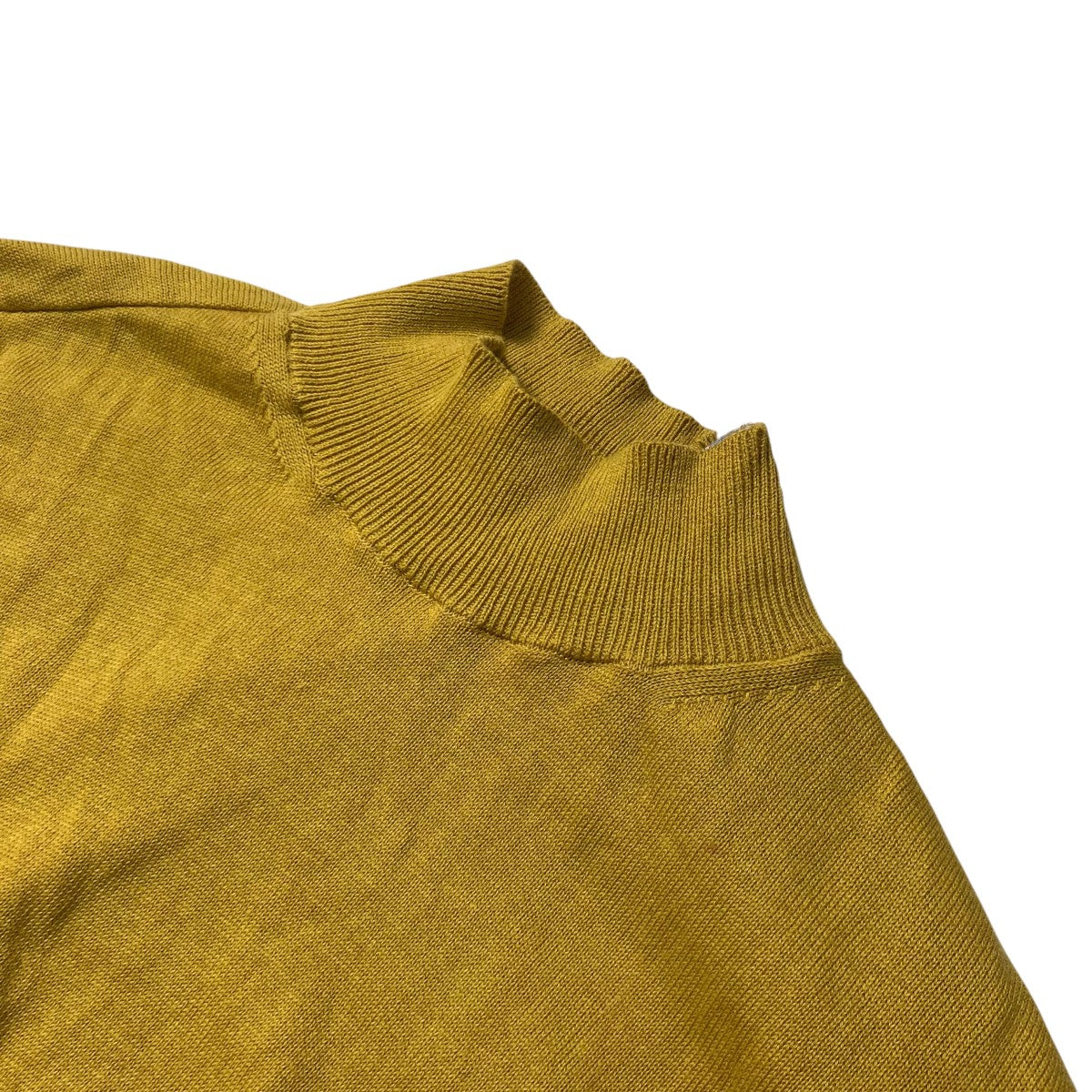 【値下げ】ADEAM Tony Sweater ジップニット 43062 UAAK0013L0 2 イエロー サイズ：S (EC) ADEAM(アディアム) Tony Sweaterジップニット43062 UAAK0013L0 2