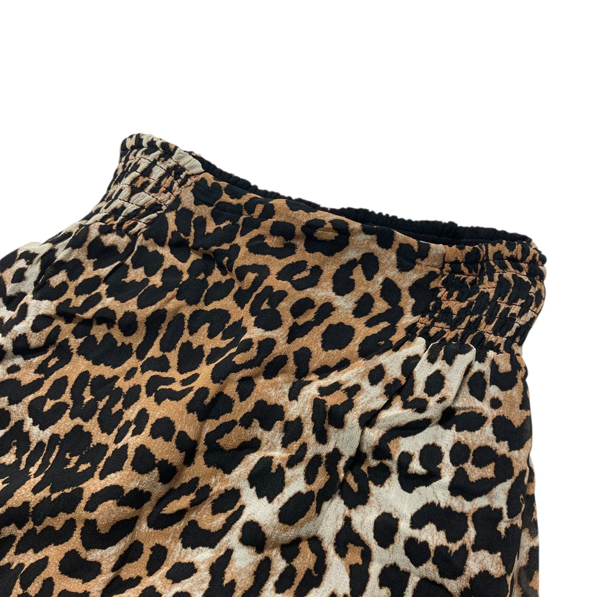 Ganni(ガニー) 20AW レーヨンジョーゼット レオパードプリント