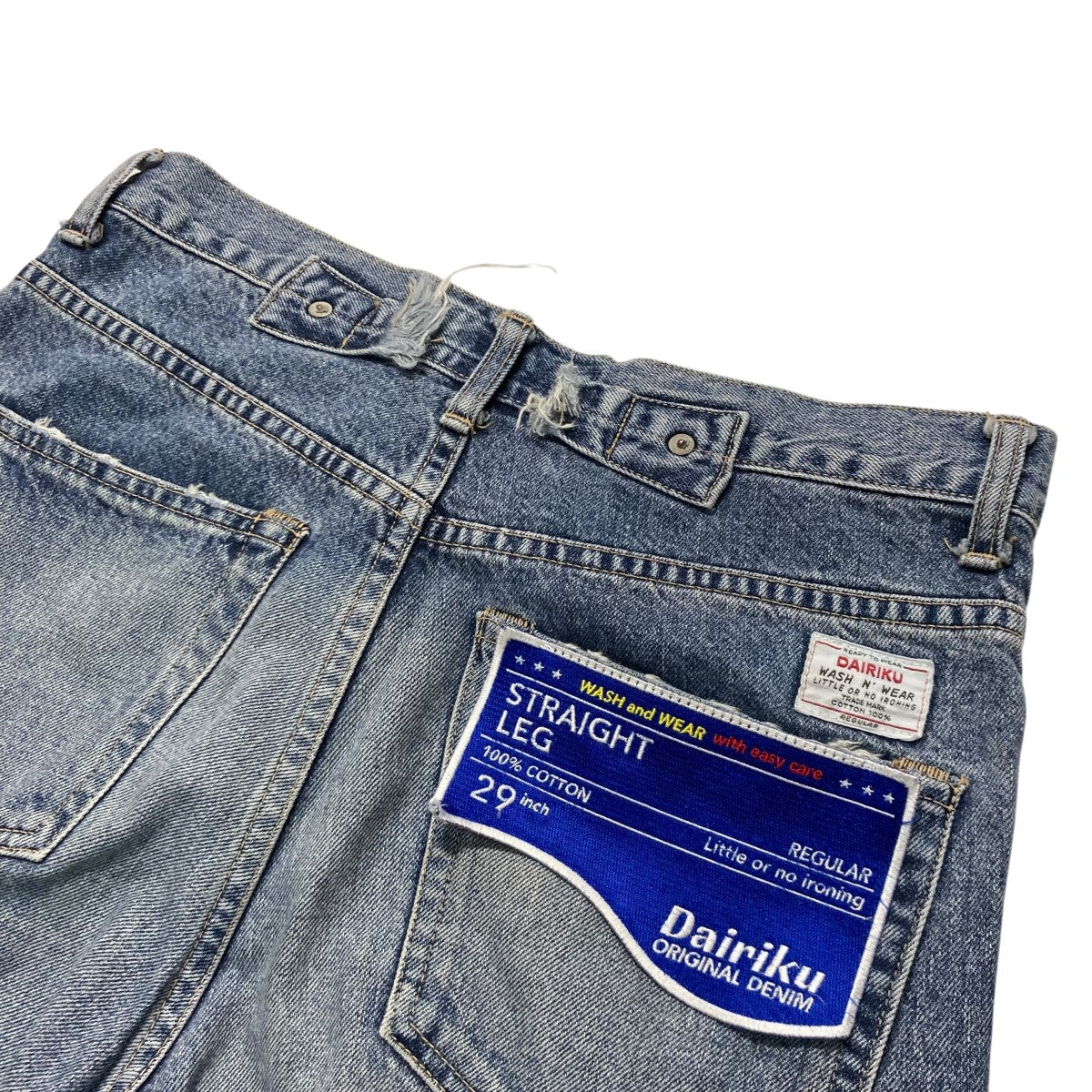 CLASS 24SS DENIM PANTS デニムパンツ 美品　タグ有 DAIRIKU(ダイリク) 24SSStraight Denim Pantsデニムパンツ24SS D