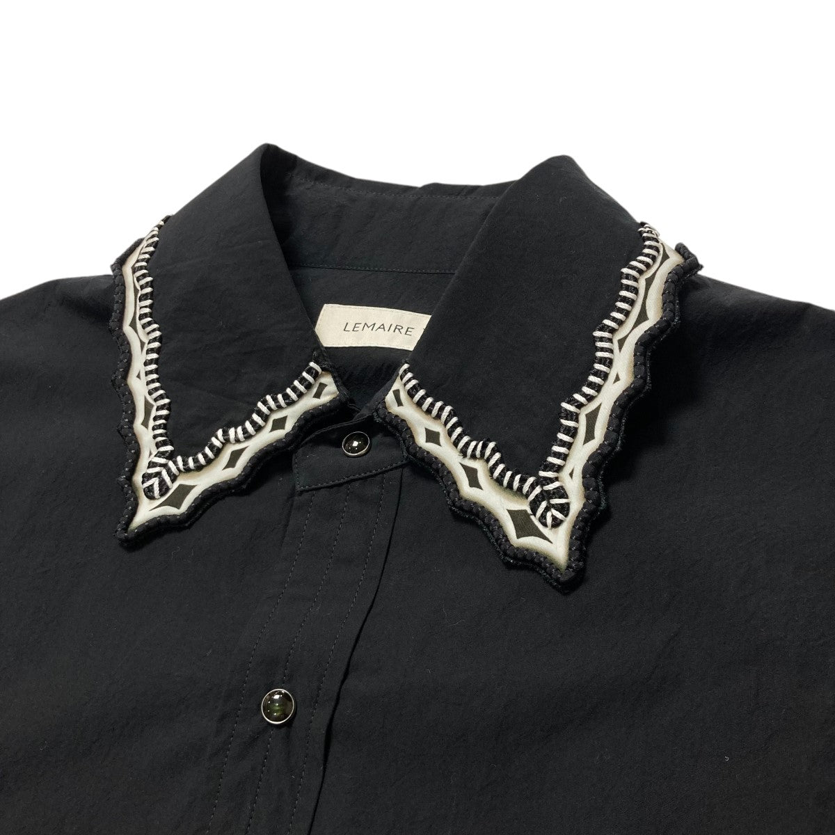 LEMAIRE(ルメール) 24AWEMBROIDERED COLLAR SHIRTシャツSH1129