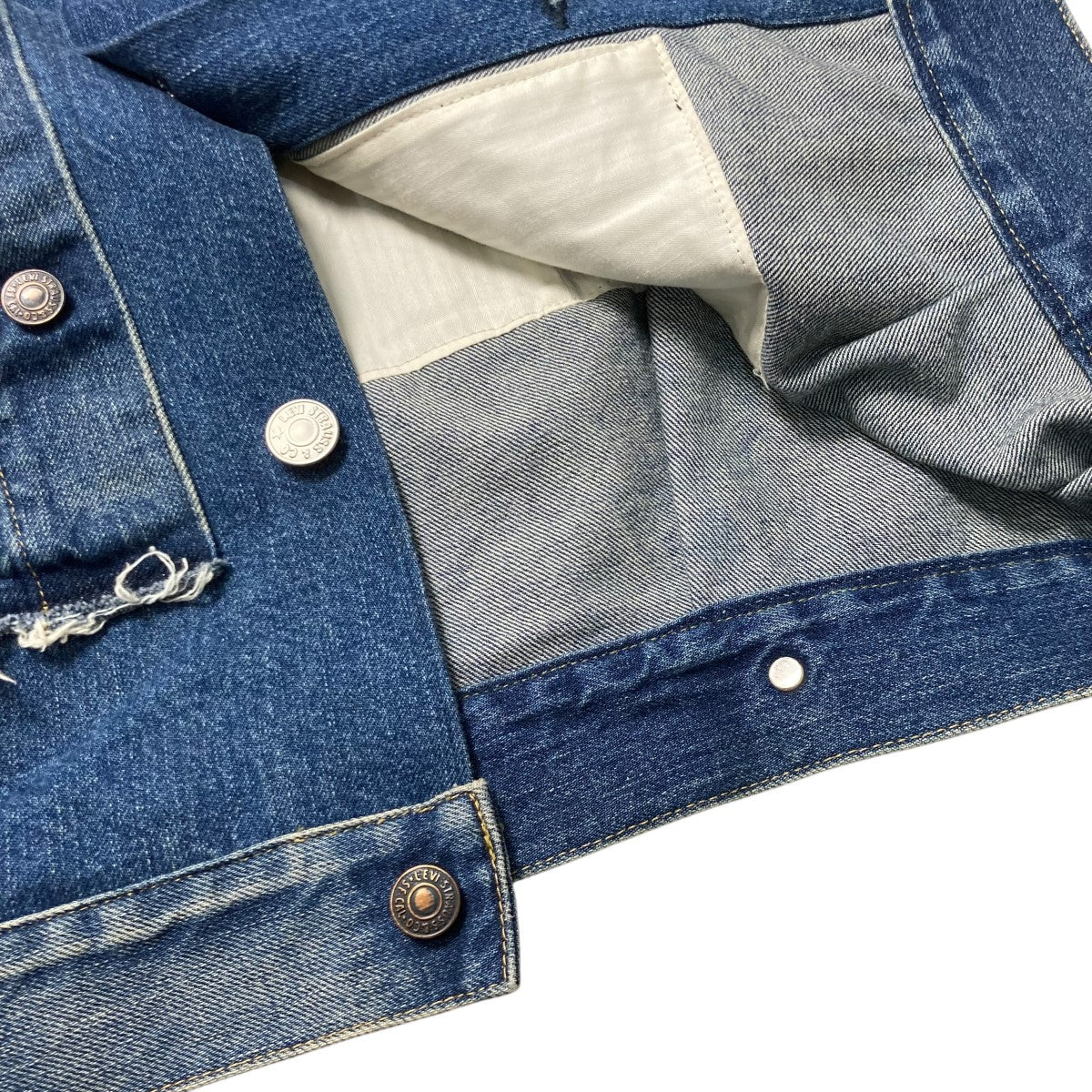 25SSLevi’sWネーム 綿デニムジャケットデニムジャケットJO―J202