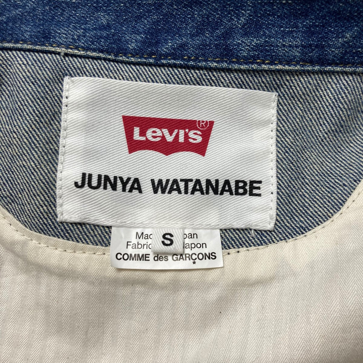 25SSLevi’sWネーム 綿デニムジャケットデニムジャケットJO―J202