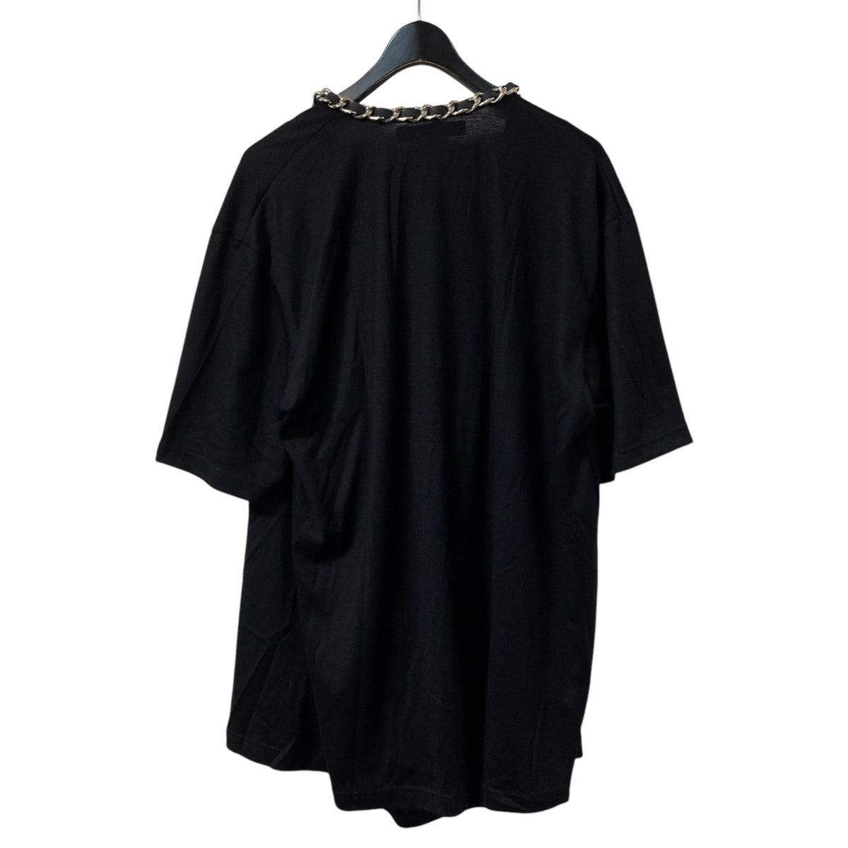 ジュンヤワタナベ JUNYA WATANABE 24AWチェーン付きブラウス JN-T014 ブラック サイズ：M JUNYA WATANABE(ジュンヤワタナベ) 24AWチェーン付きブラウスJN