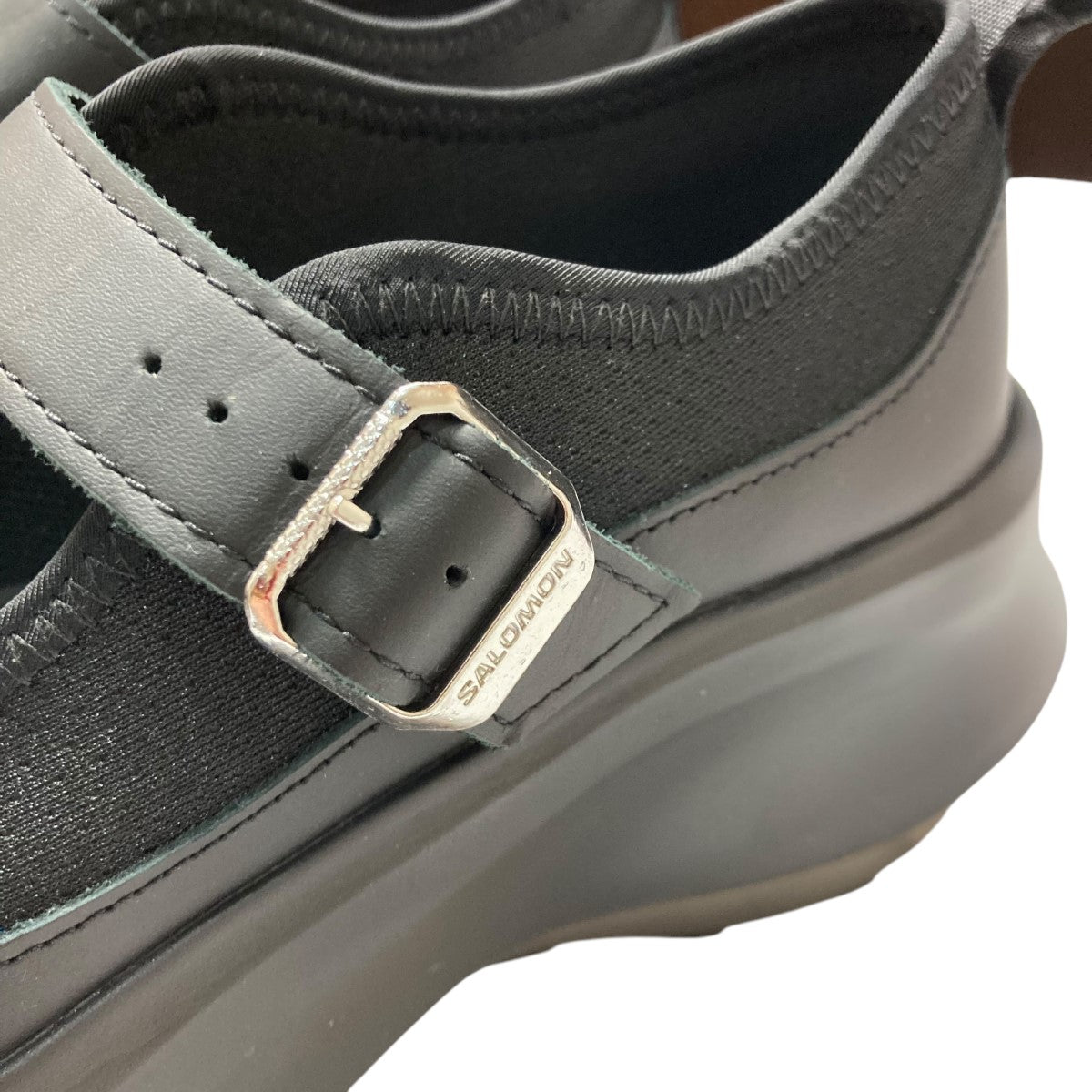 【27.5cm】新品コムデギャルソン×サロモン 25ss 厚底メリージェーン コムデギャルソン限定サロモン 厚底メリージェーン-黒-2025SS