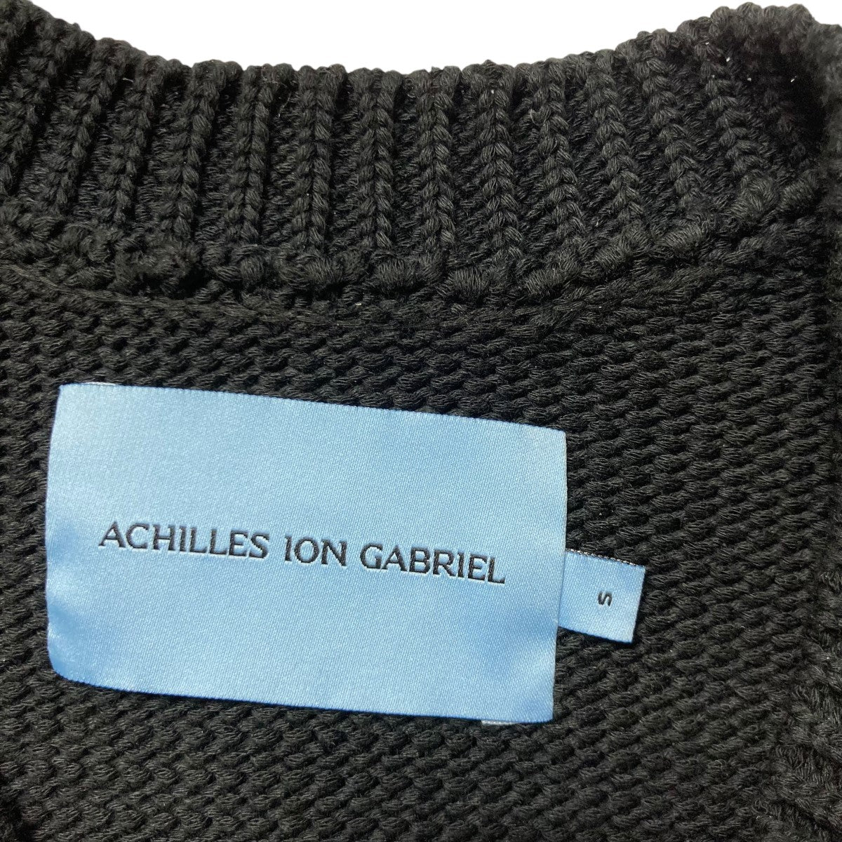 ARCHILLES ION GABRIEL 24AWVネックセーターJU0003 AW24 古着・中古-7枚目のアイテム画像