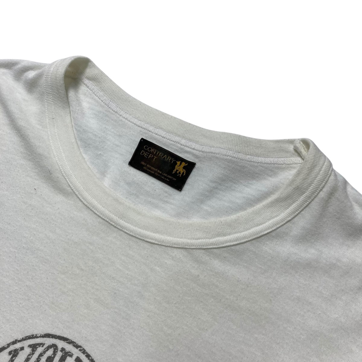 22SSCONTRARY DEPT JUMBO TEEフロントデザインTシャツ0522905010001