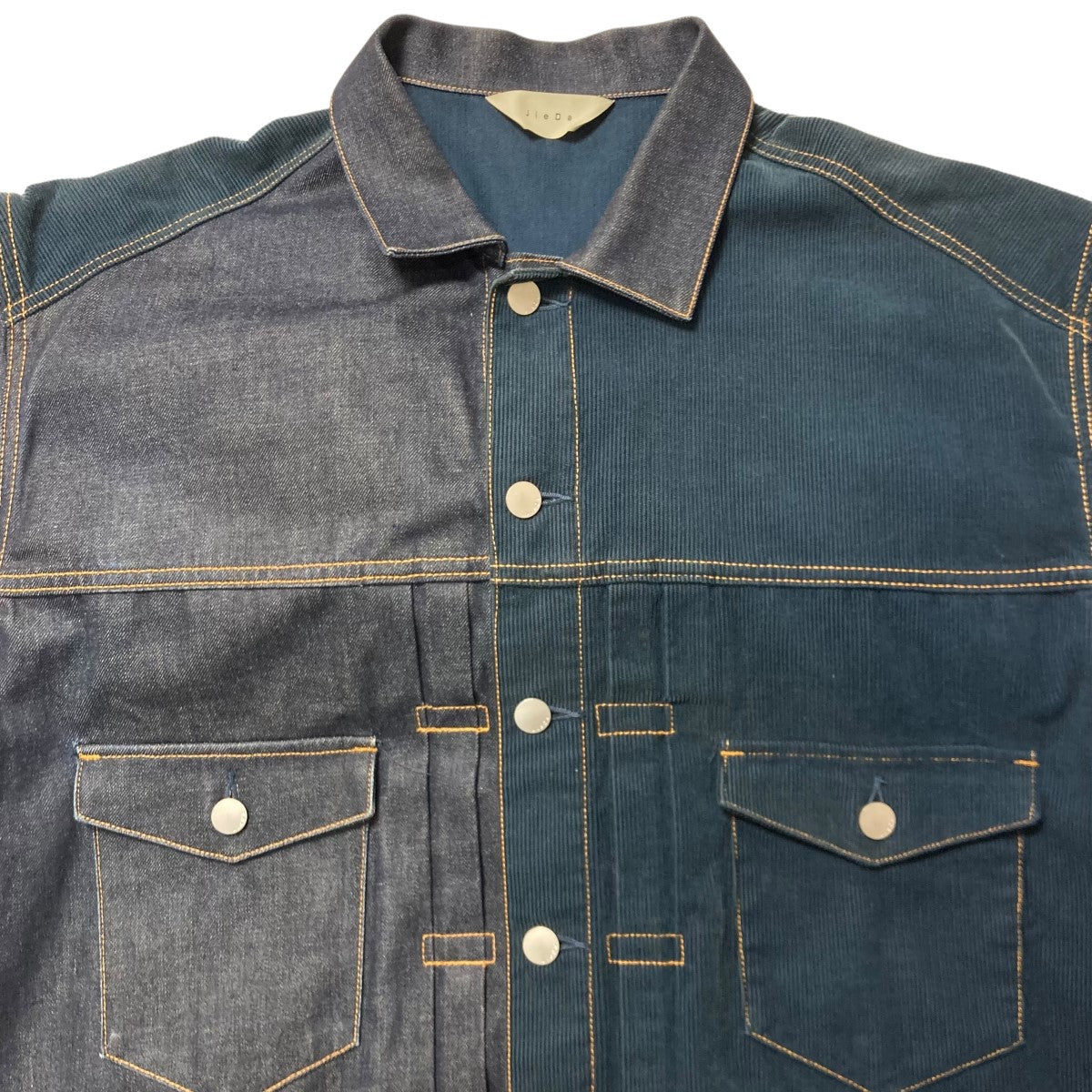 K*C様 Jieda SWITCHING JEAN JACKET Jieda（ジエダ）の「SWITCHING DENIM JK（デニムジャケット