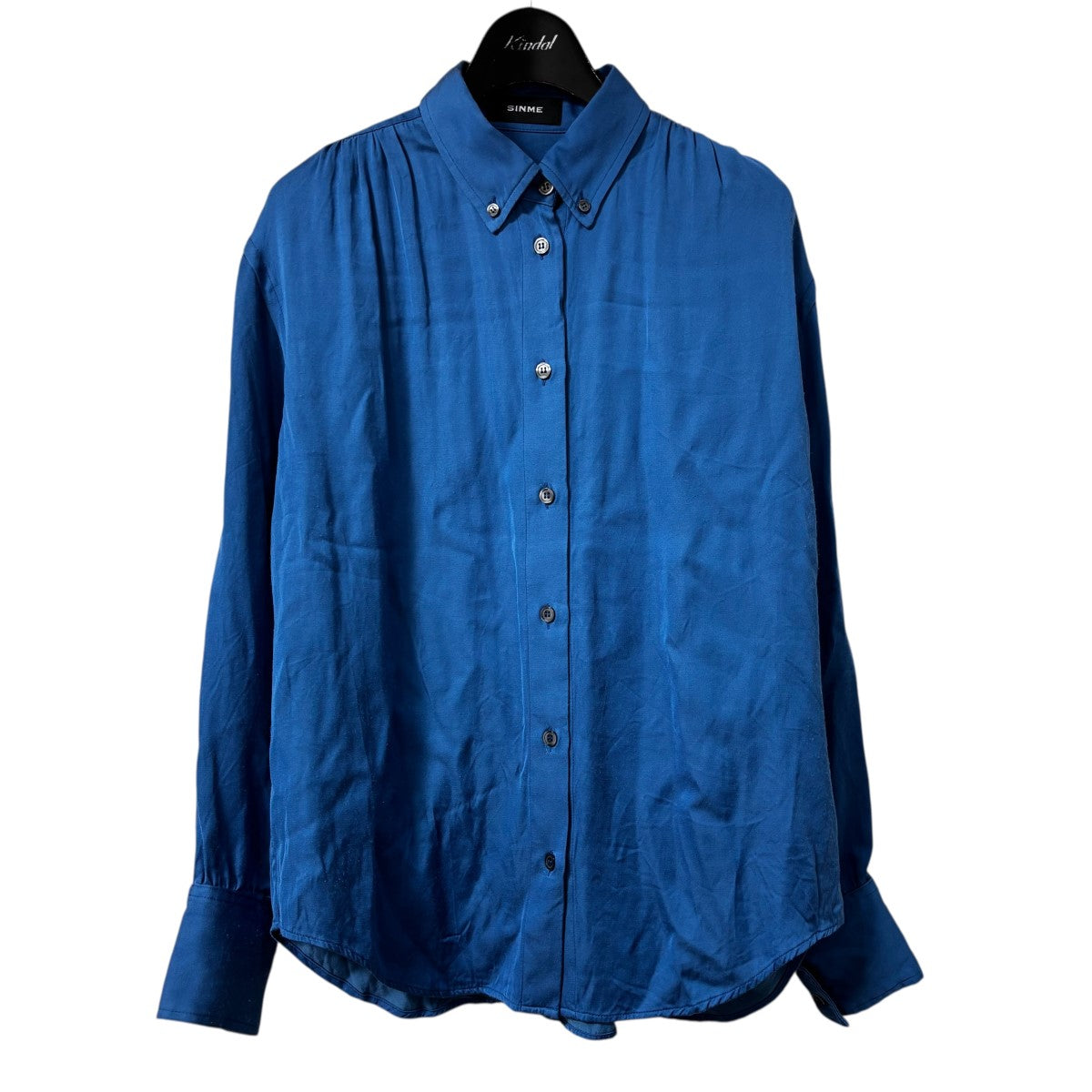 【値下げ】SINME BDブラウス SS15 06 ブルー サイズ：M (EC) SINME(シンメ) BDブラウスSS15 06 SS15 06 ブルー サイズ M