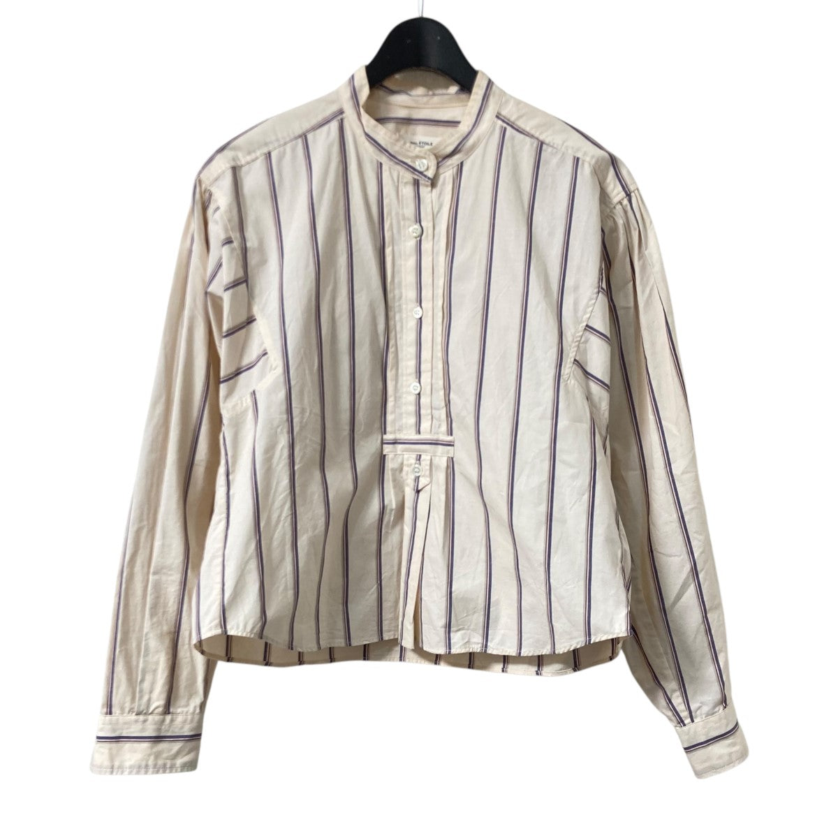 【値下げ】ISABEL MARANT ETOILE 21AW ストライプシャツ HT1995 21P025E アイボリー サイズ：34 (EC) ISABEL MARANT ETOILE(イザベルマランエトワール) 21AW