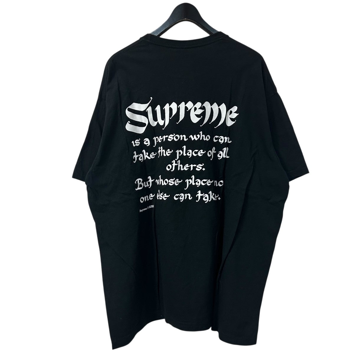 PASSION Tシャツ Mサイズ always Supreme Supreme Old English S/S Top Dark Grey Purple Size 2XL XXL