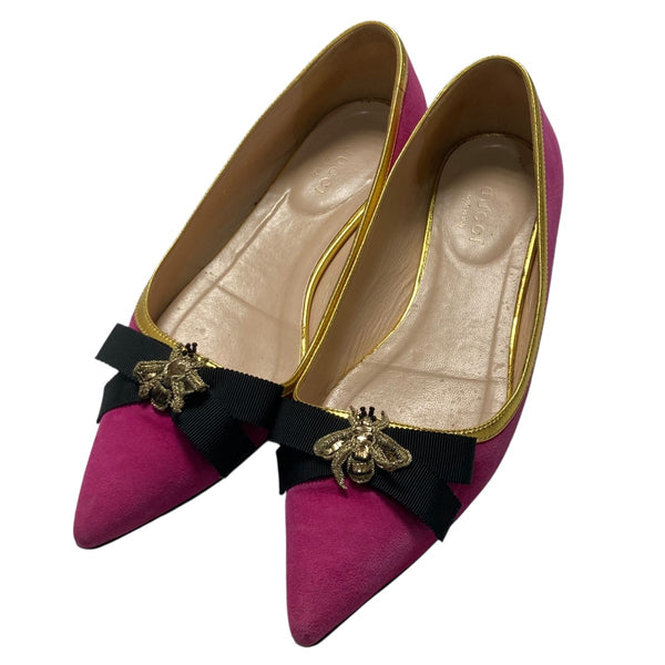 GUCCI(グッチ) ポインテッドトゥパンプス417574 417574 ショッキング