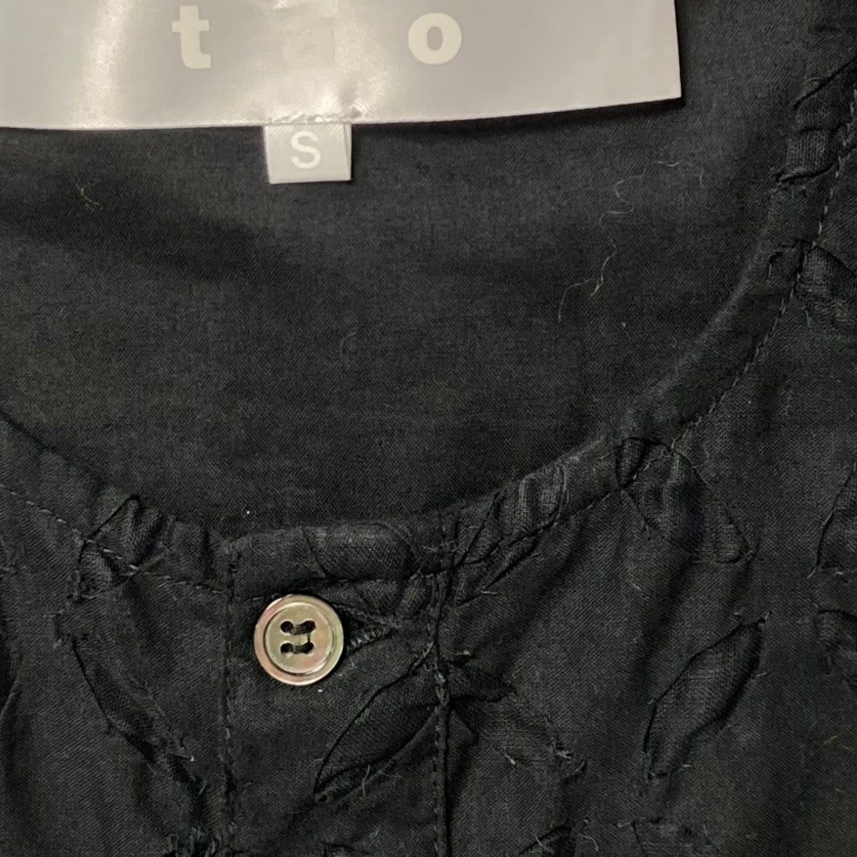 TAO COMME des GARCONS 24SS半袖ブラウスTM B011 古着・中古-7枚目のアイテム画像