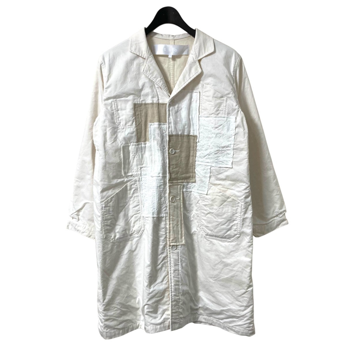 TAO COMME des GARCONS 24SSパッチワークパッチワークチェスターコートTM C003 古着・中古-1枚目のアイテム画像