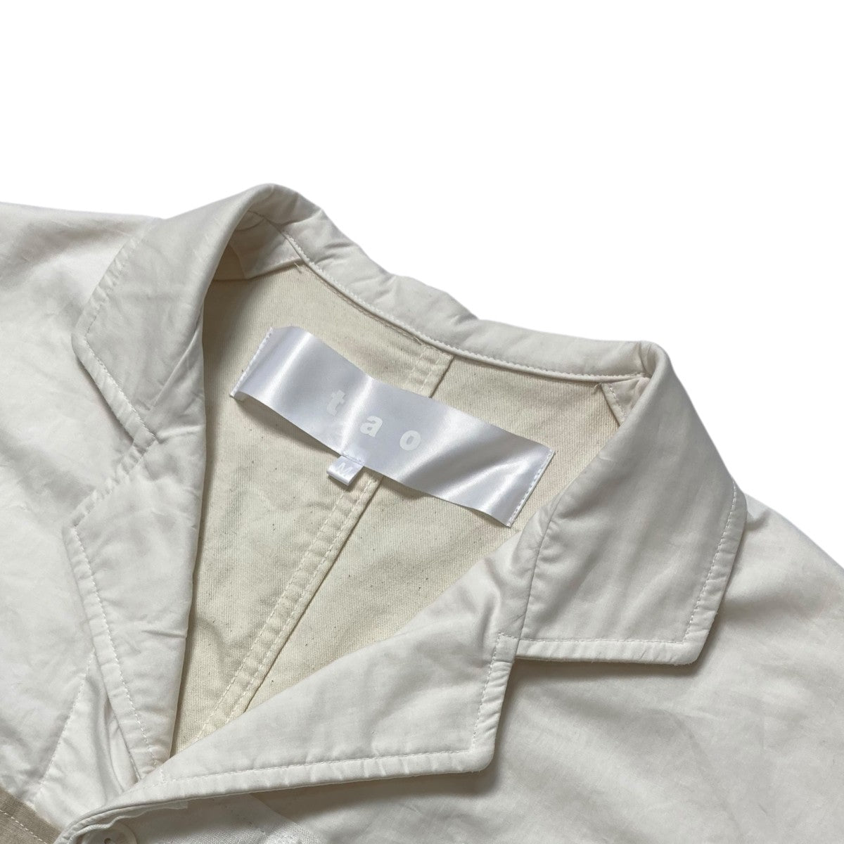 TAO COMME des GARCONS 24SSパッチワークパッチワークチェスターコートTM C003 古着・中古-3枚目のアイテム画像