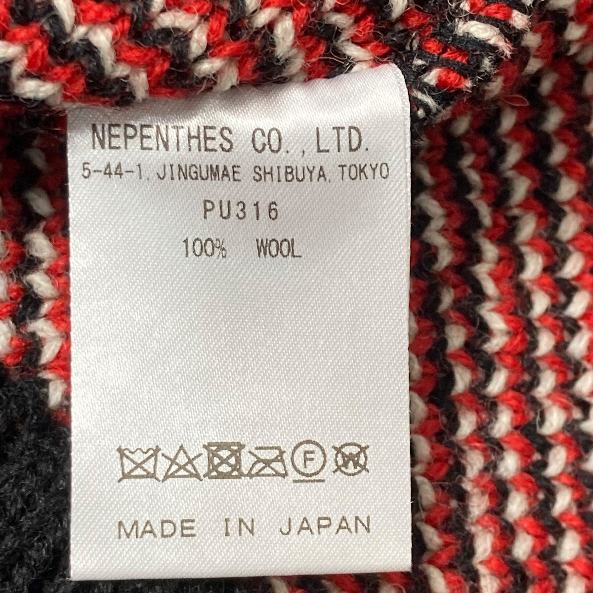 24AWCrew Neck Sweater - ArgyleウールクルーネックニットPU316