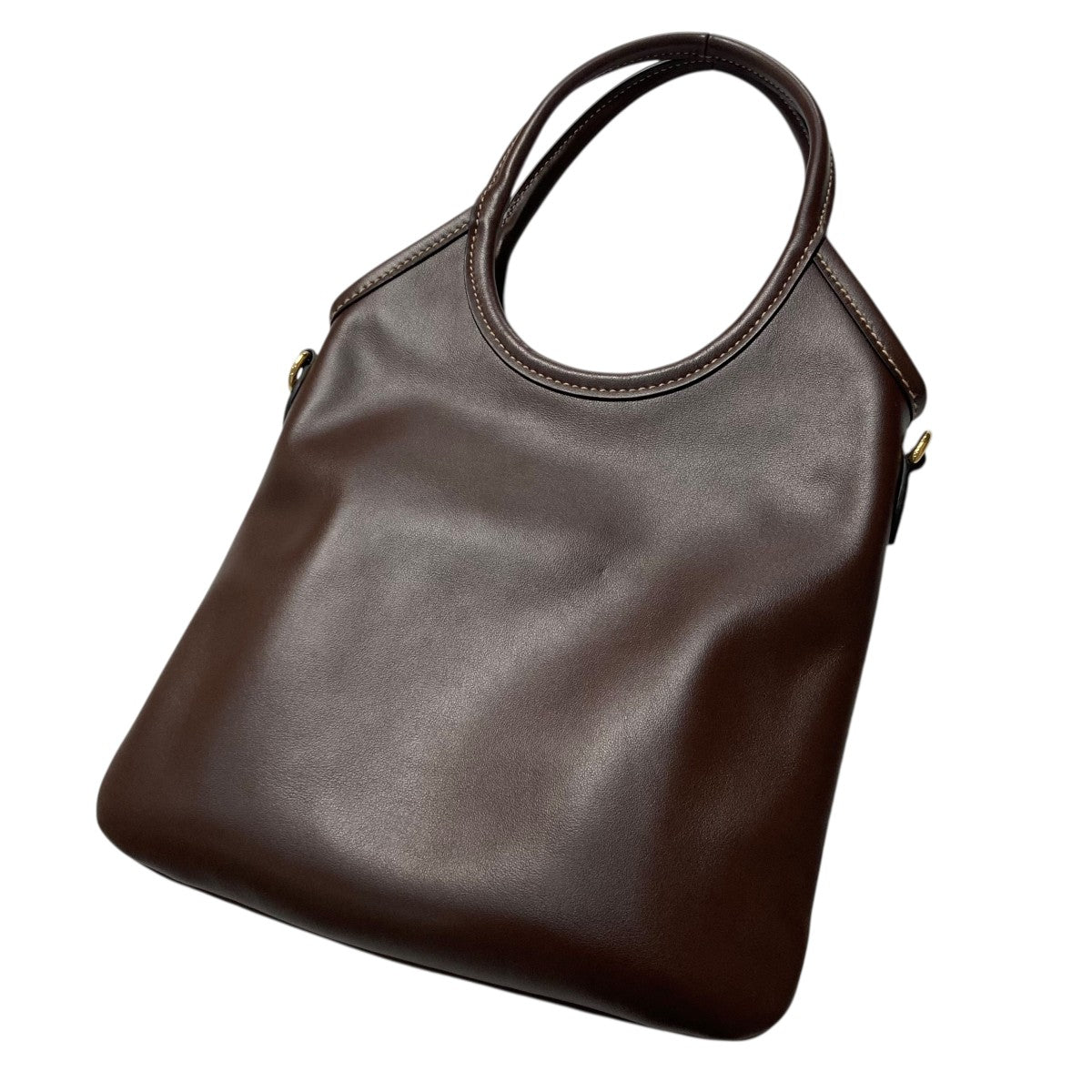 アイビー レザー ハンドバッグ2WAYショルダーバッグ5BA281