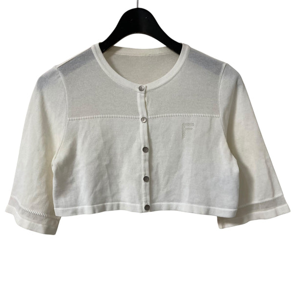 FOXEY(フォクシー) ショート丈クルーネックカーディガン39451 39451