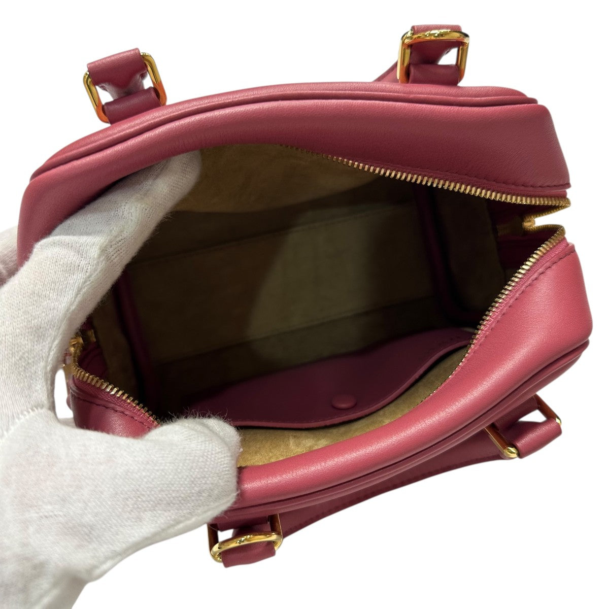 LOEWE(ロエベ) アマソナ16 スクエアバッグプラムローズショルダー