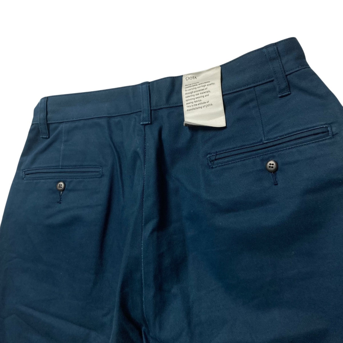 CIOTA シオタ ツータックチノパンツ CIOTA (シオタ) ツータックチノパンツ