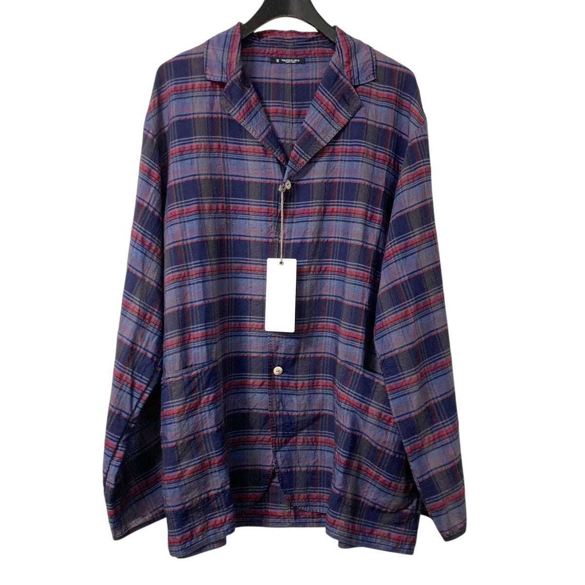 MAATEE＆SONS 25SS折って折って HAND×DYED毛×絹MT5103 0009B 古着・中古-1枚目のアイテム画像