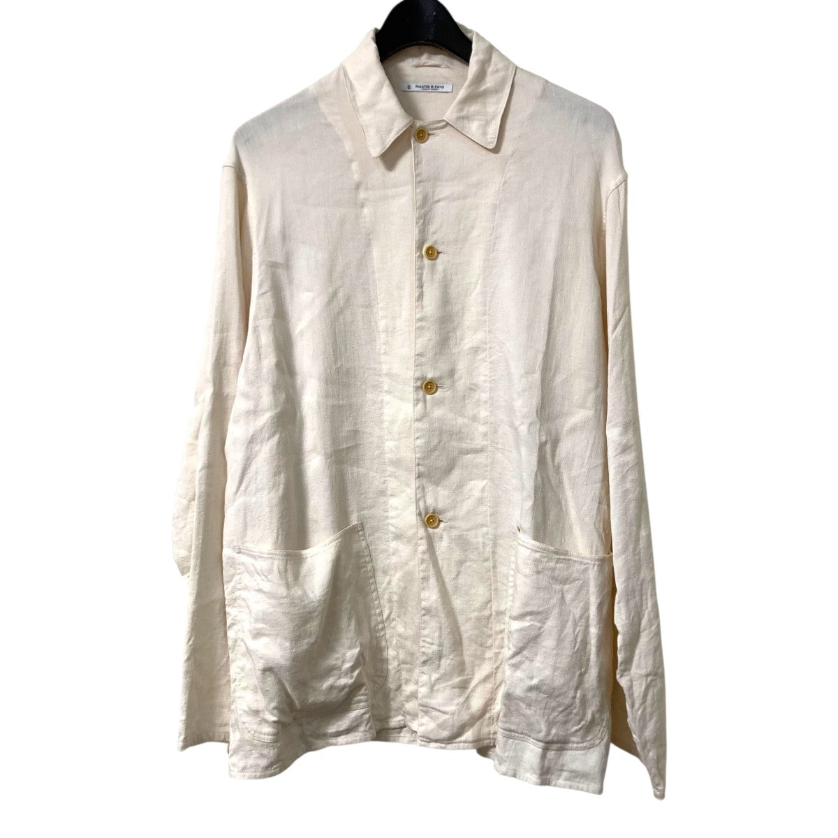 25SSLINEN SILK二重織りSHIRT JACKETカバーオールMT5103 0908