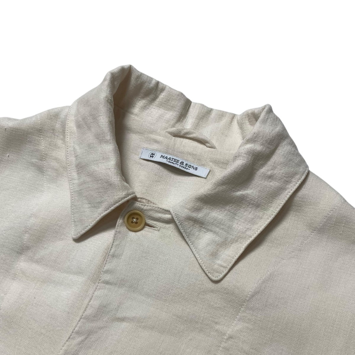 25SSLINEN SILK二重織りSHIRT JACKETカバーオールMT5103 0908