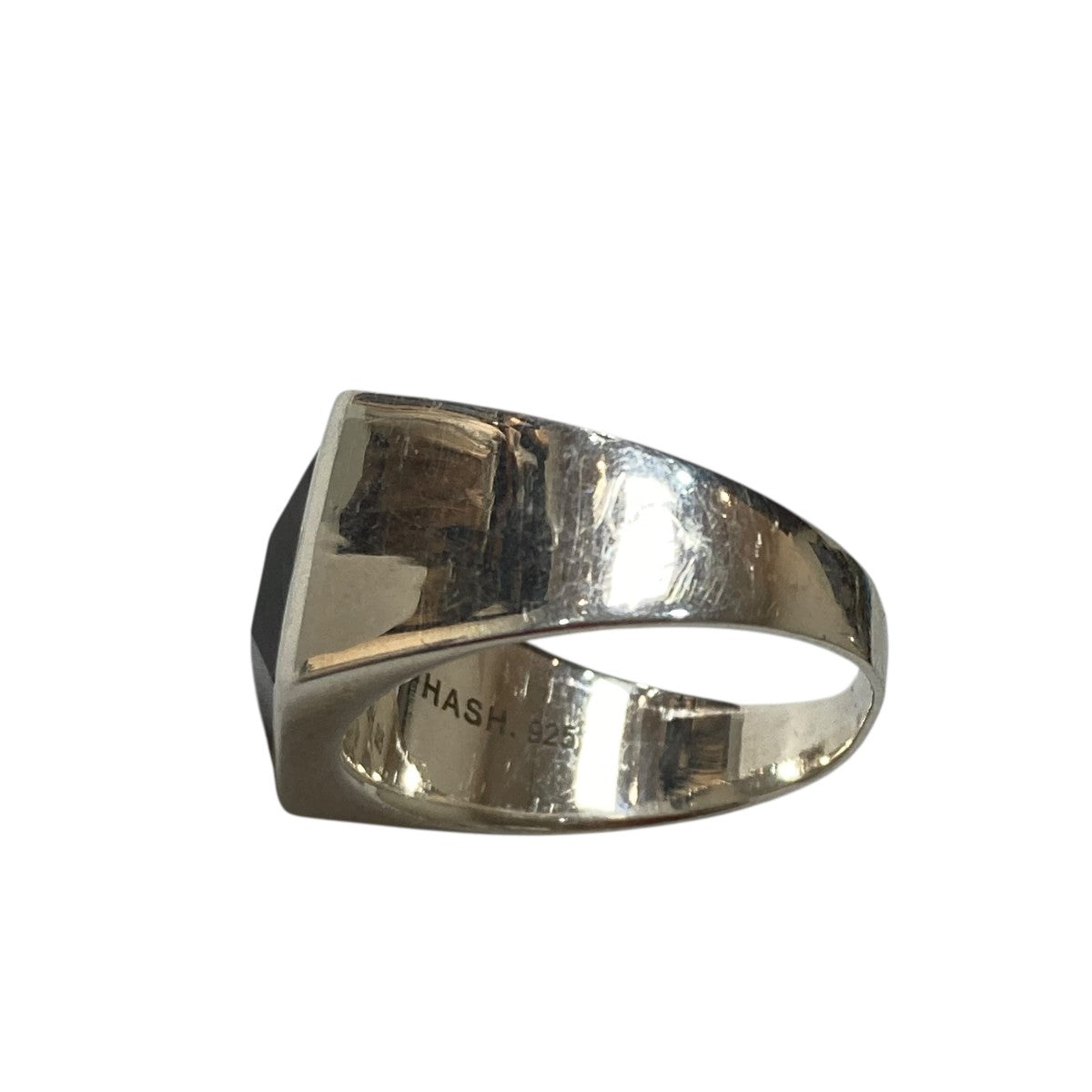 HASH Labradorite square ring 17号 シルバーリング Labradorite square ring – HASH.