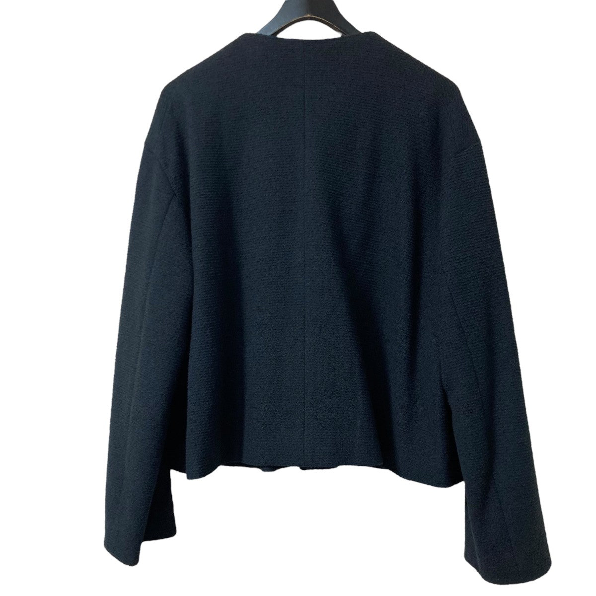 22SSESTER COTTON KNIT - NO COLLAR JACKETノーカラージャケット22SECK01