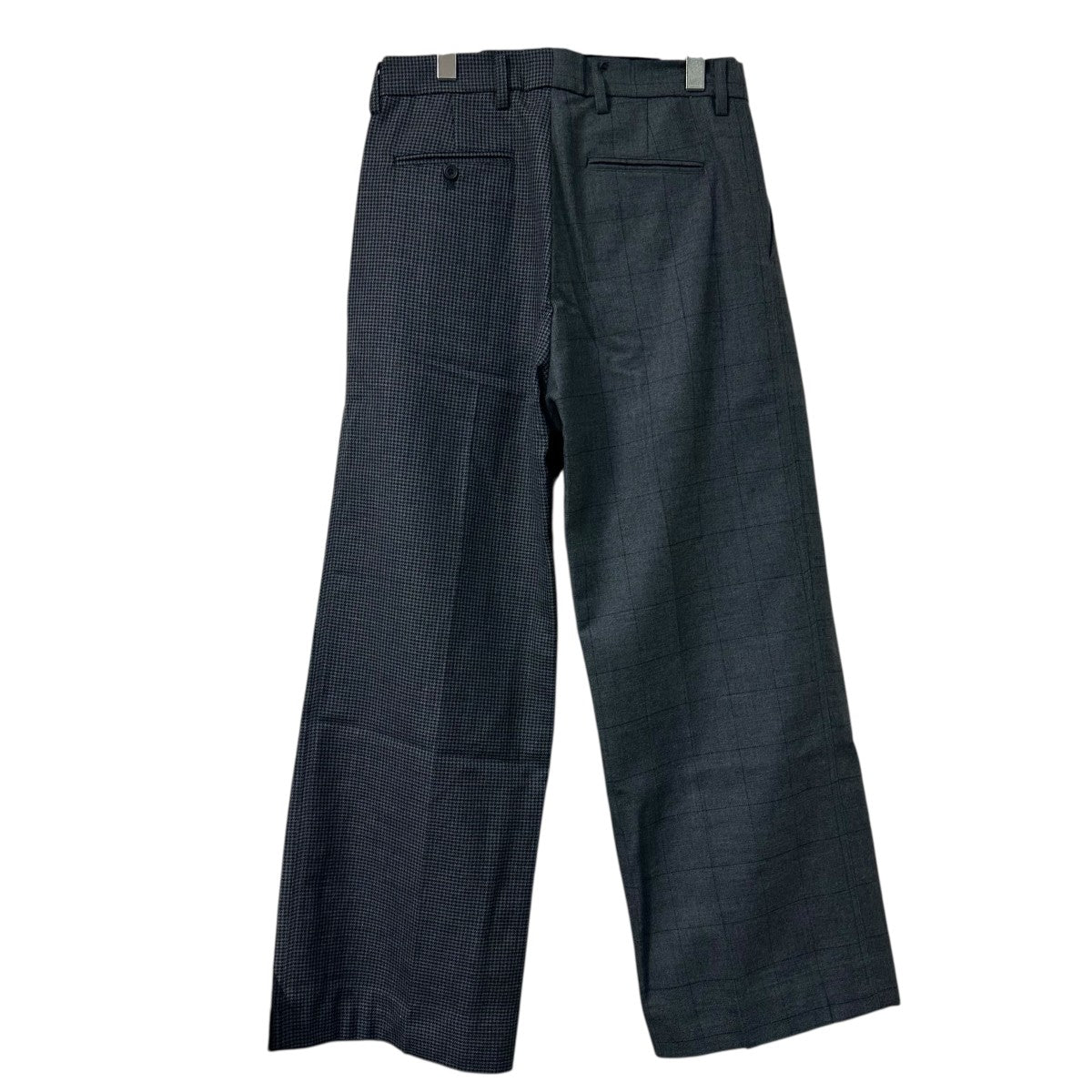 Doni’s Trousers Grey Check Mixスラックス