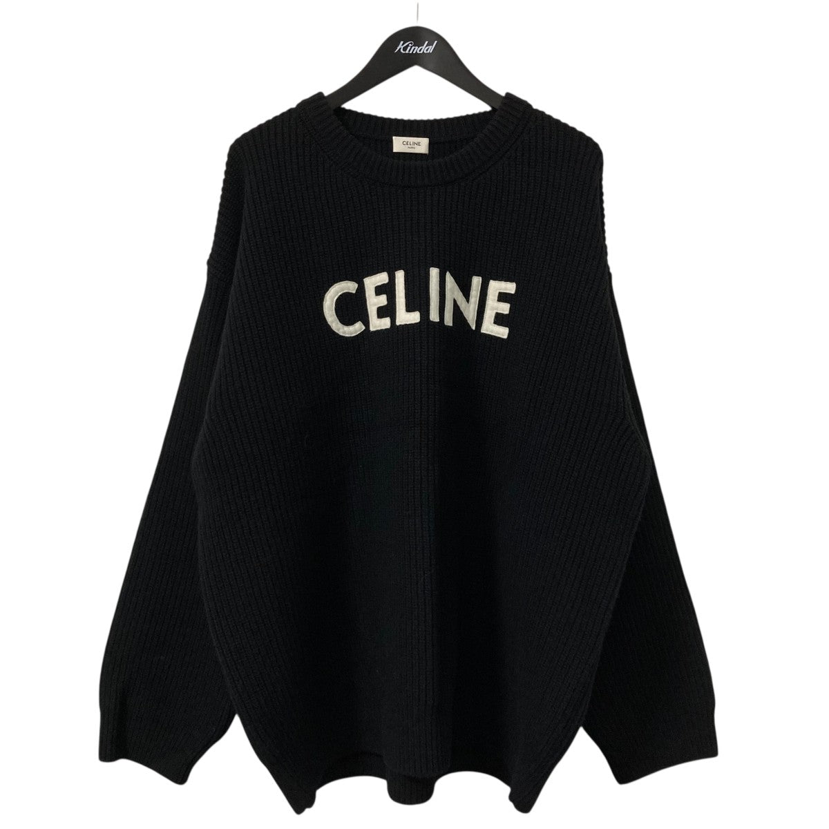 CELINE(セリーヌ) オーバーサイズ セーター リブ編みウールフロント