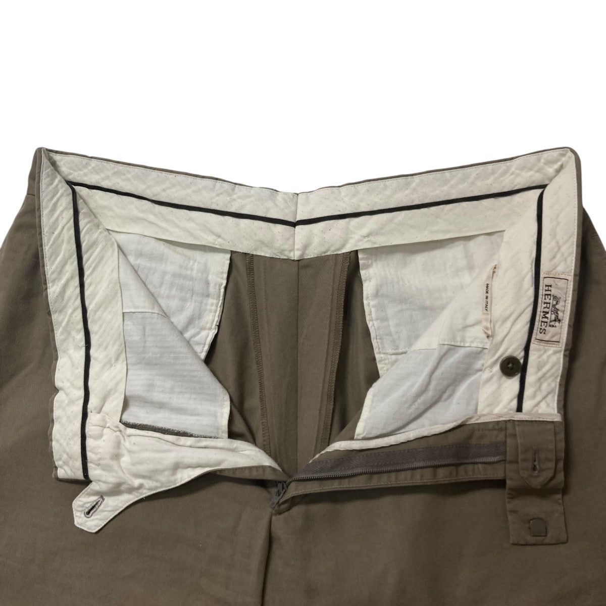 HERMES(エルメス) コットンパンツ ベージュ サイズ 50｜【公式