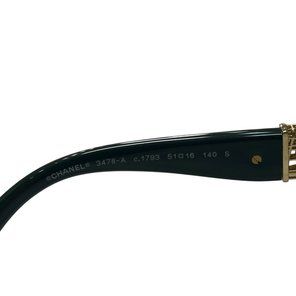 CHANEL(シャネル) 眼鏡3478-A 3478-A グリーン レンズ：クリア