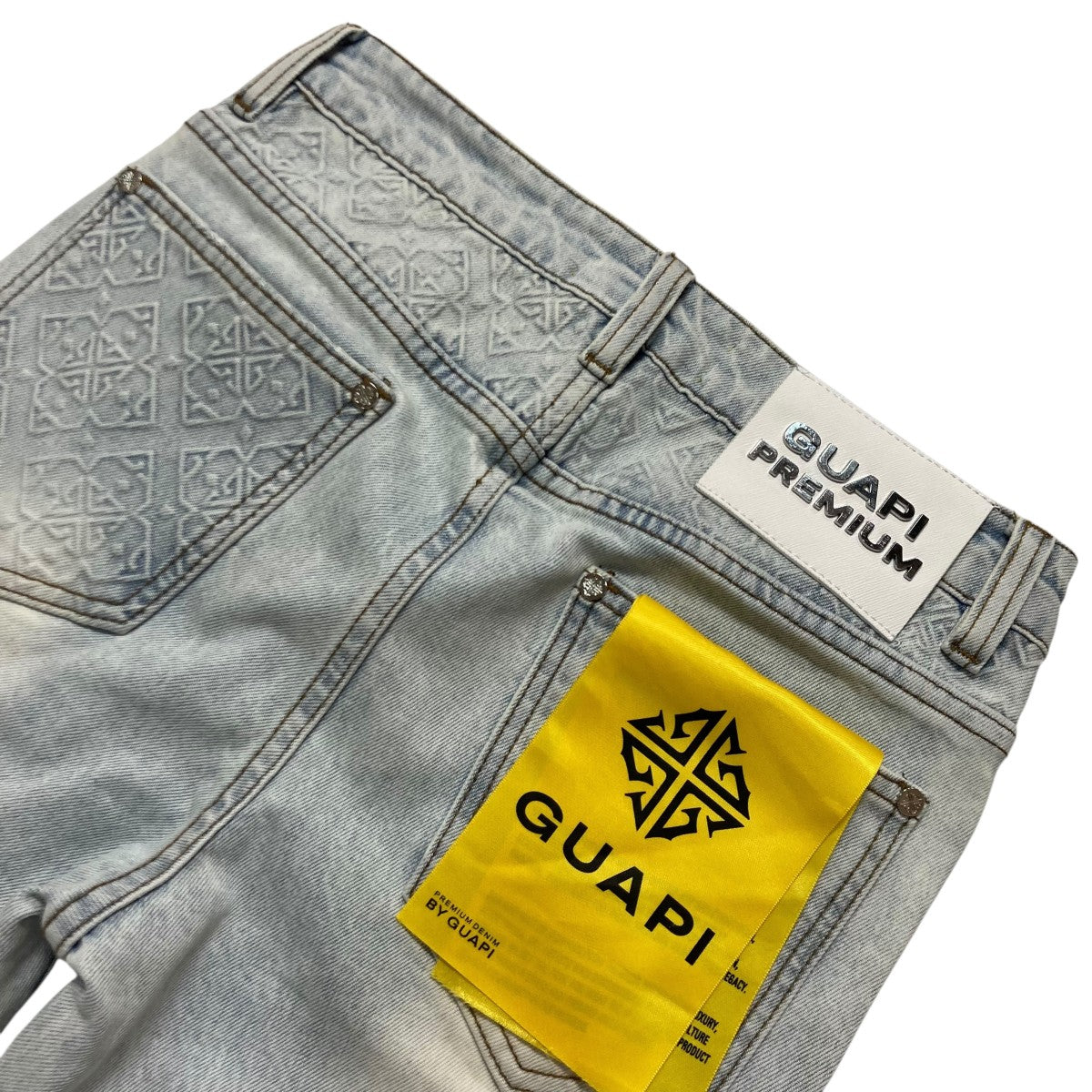 GUAPI(グアピ) フレアデニムパンツ インディゴ サイズ 28