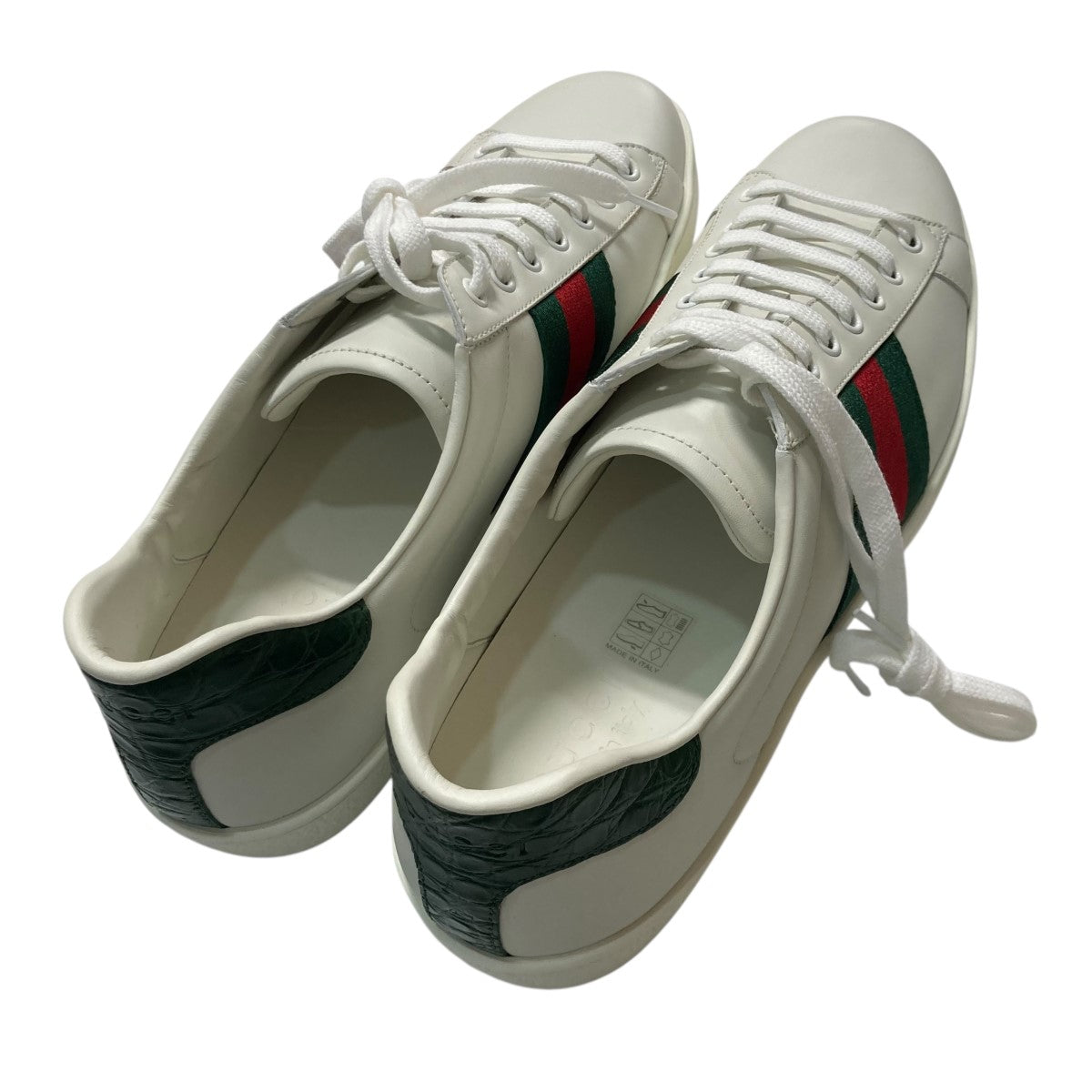 未使用級✨️ GUCCI ベージュキャンバス メタリックロゴ ローファー GGロゴ 8032000725302_1.jpg?v=