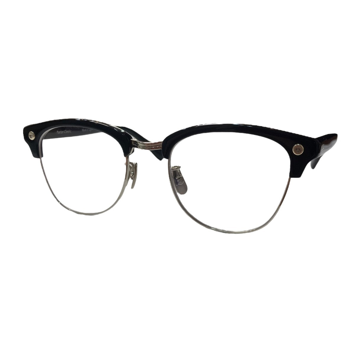Porter Classic×金子眼鏡 SMITH RIVET眼鏡 ブラック レンズ