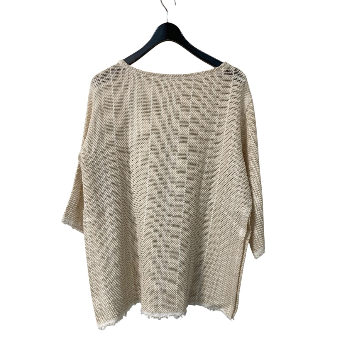 GALERIE VIE 24SSコットンラッセル サイドスリットプルオーバー半袖ニット23034103104 古着・中古-2枚目のアイテム画像
