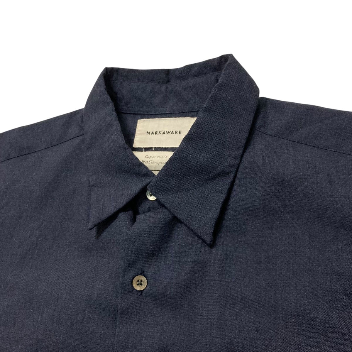 MARKAWARE(マーカウェア) 21SSCOMFORT FIT SHIRT S S SUPER120s