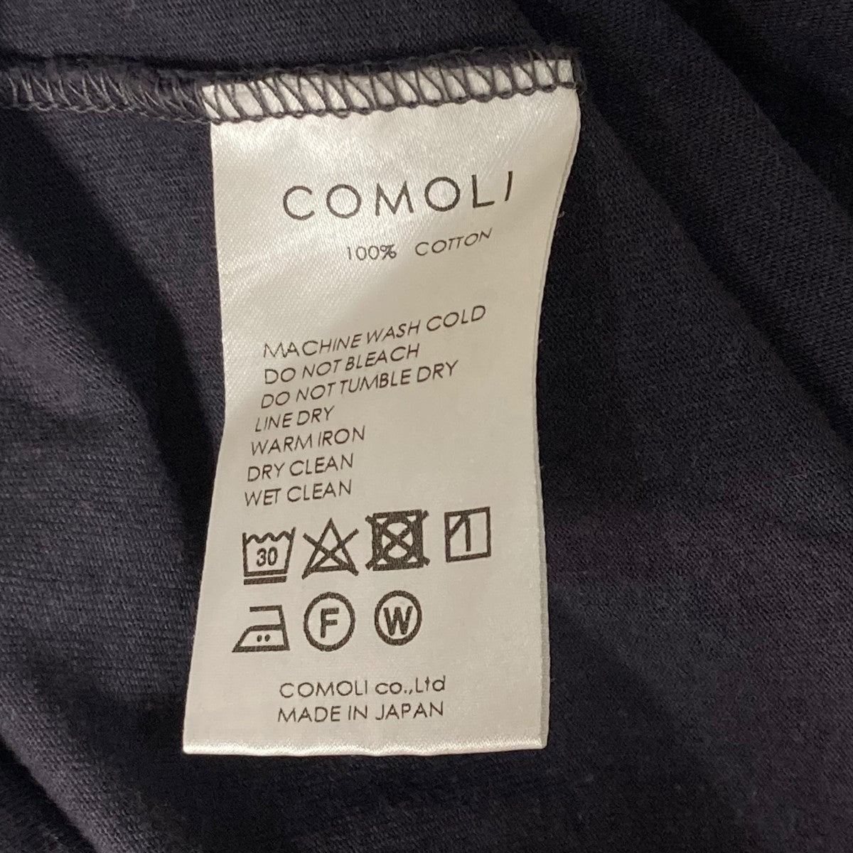 COMOLI(コモリ) 21AWフットボールTシャツロングスリーブ