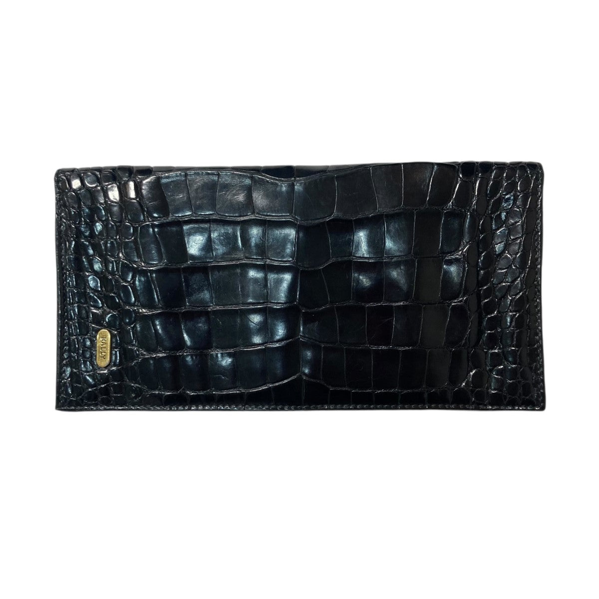 BALLY バリー クロコ型押し 長財布 レザー 本革 札入れ 高級 ブラック BALLY(バリー) クロコ型押し長財布 ブラック｜【公式】カインドオル