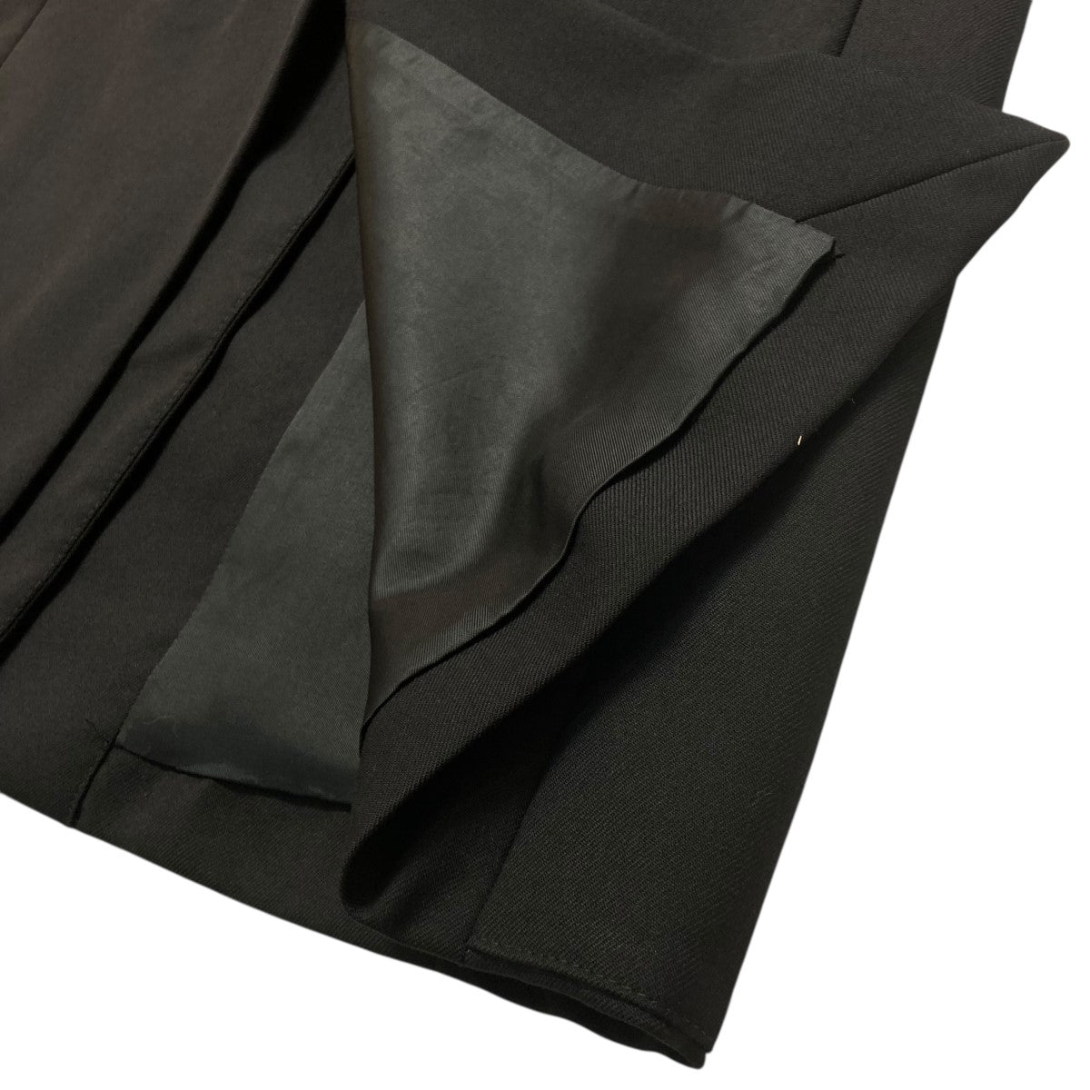 Patou(パトゥ) カラーレス ダブルブレスト ウール ジャケットノー