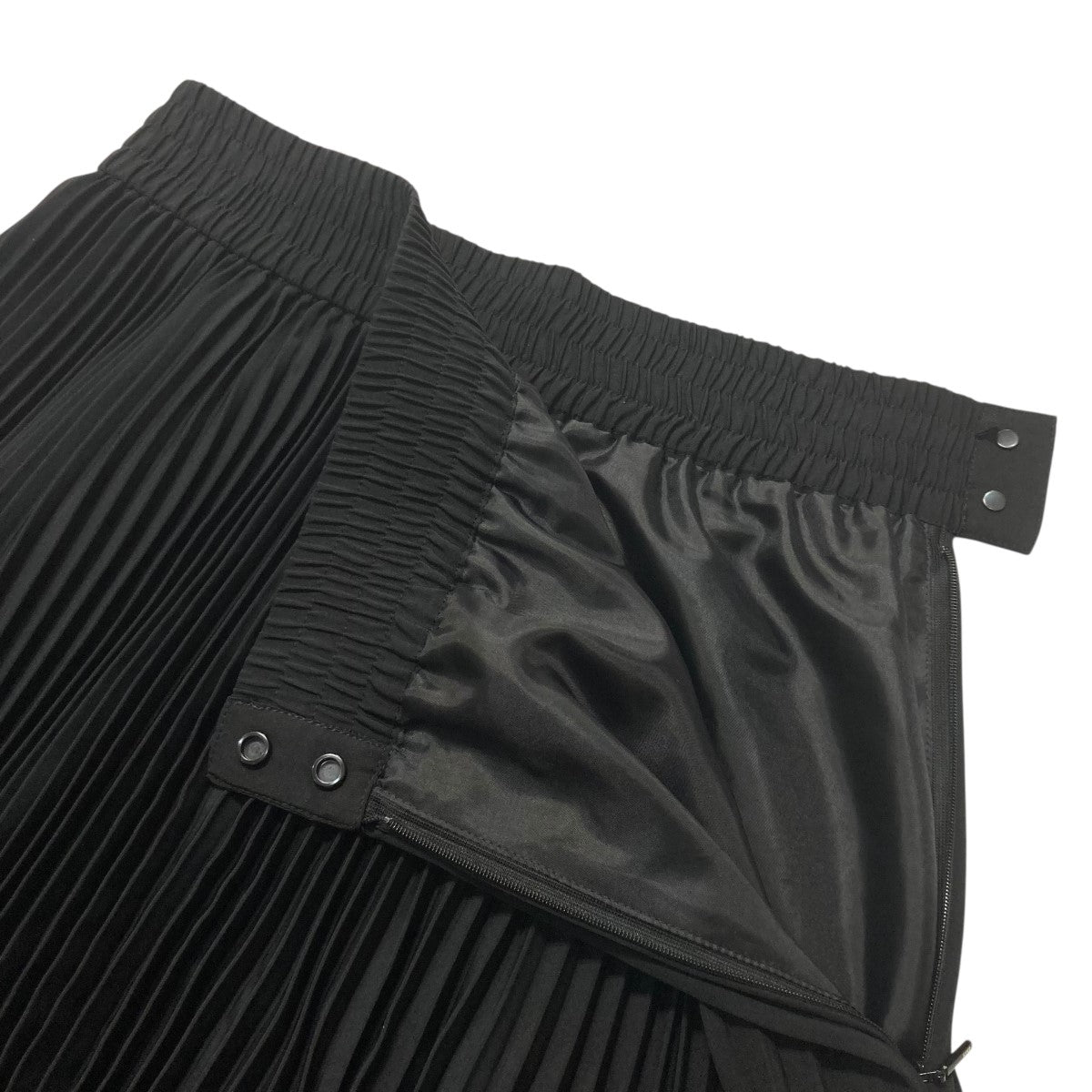 HYKE(ハイク) TAFFETA PLEATED SKIRTプリーツロングスカート242