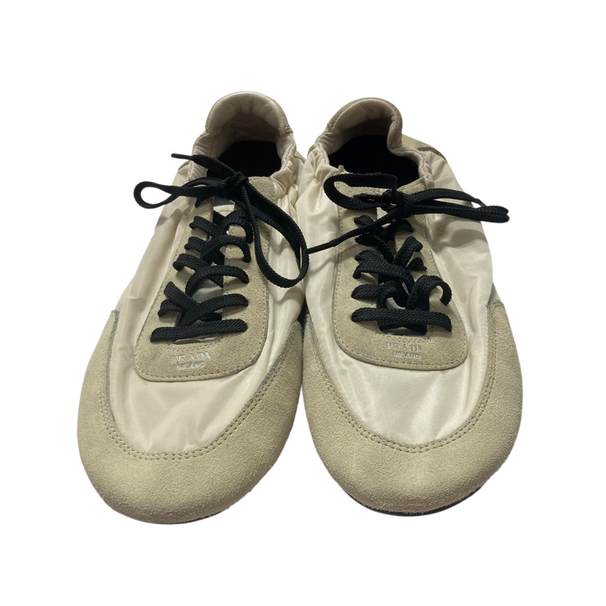 PRADA(プラダ) 25SSコラプス Re-Nylon xスエード エラスティック