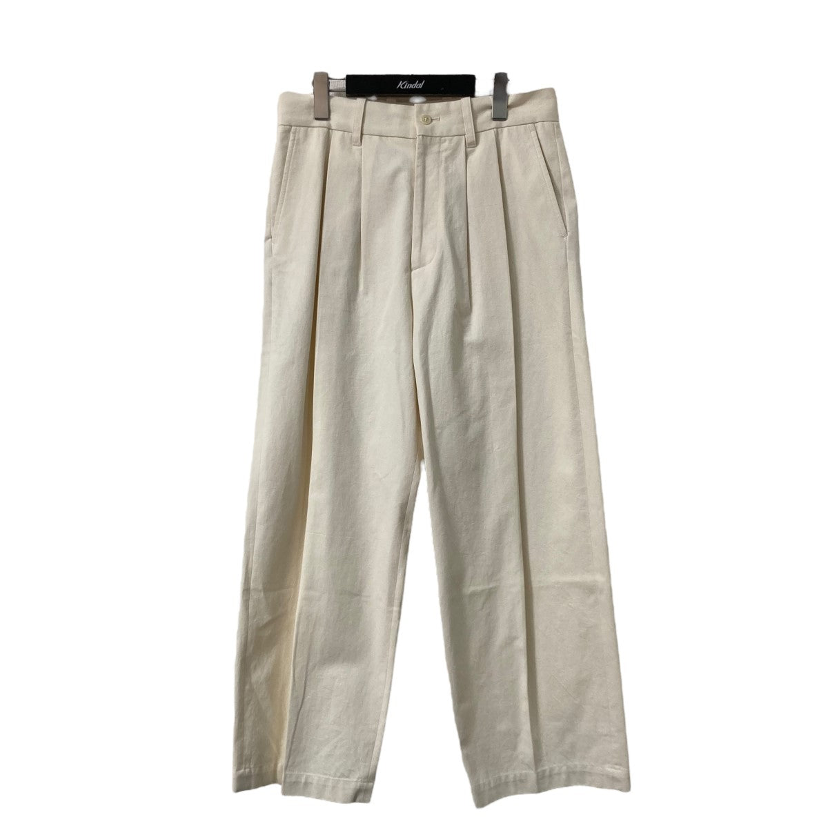 パンツ stein 21SS WIDE STRAIGHT TROUSERS(OFF) Belted Wide Straight Trousers – La Garçonne