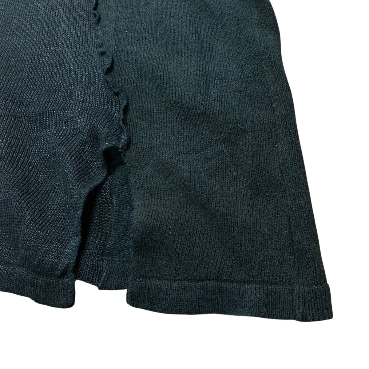 ヨウジヤマモト プールオム ヘンリーネック シルクニット Yohji