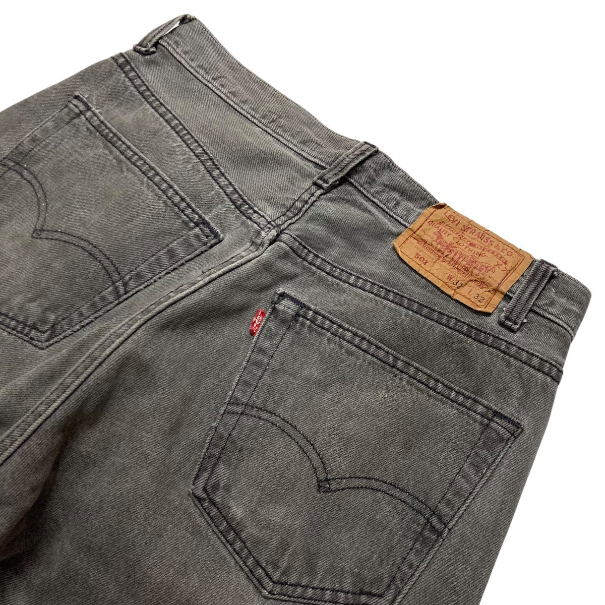 LEVI'S(リーバイス) 501 90S MADE IN USA 後染めブラックストレート