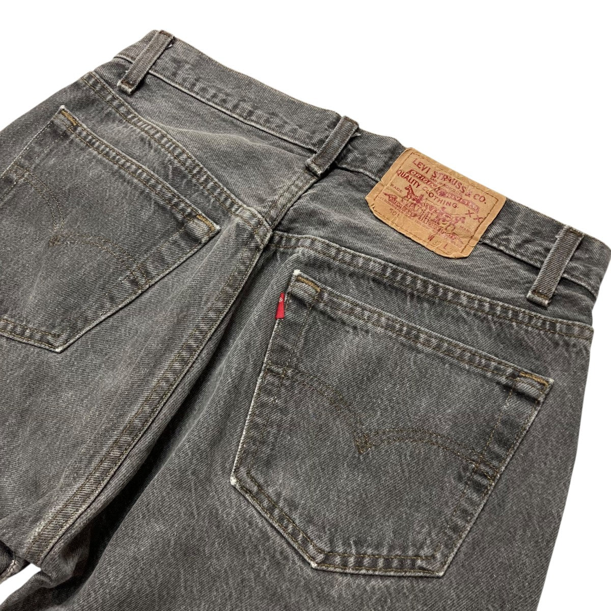 USA製90'sリーバイス501ボタンフライ先染ブラック釦裏653ヴィンテージ Levi's Levis(リーバイス) 90s USA製 501 裏653刻印 ボタン