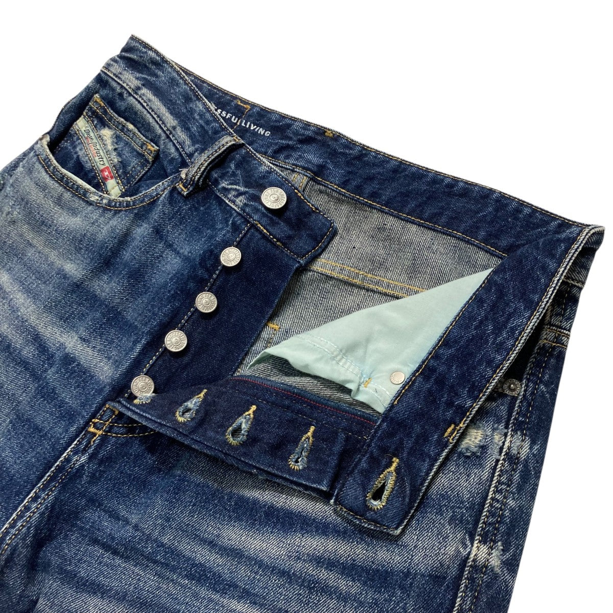 【新品タグ付き】ディーゼル　パンツ　デニム　D-EISELLE-SP　ブリーチ 楽天市場】☆DIESEL ディーゼル レディース☆切替 ストレッチ