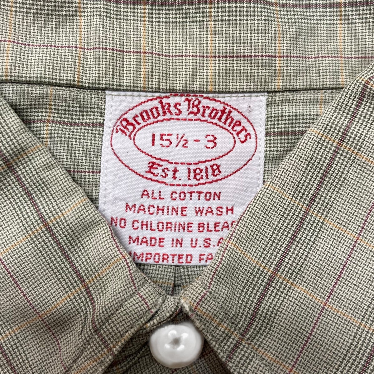BROOKS BROTHERS(ブルックスブラザーズ) USA製チェックシャツ