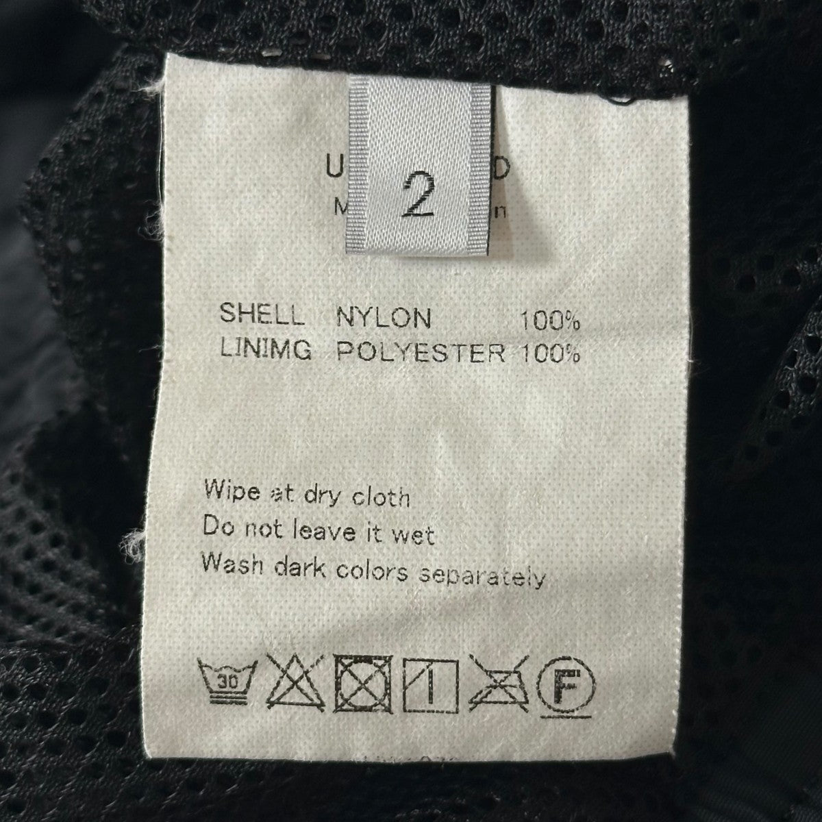 [まっつん]UNUSED 23ss ナイロンパンツ ブラック 3 UNUSED - nylon pants -black- 23ss women | asterisk