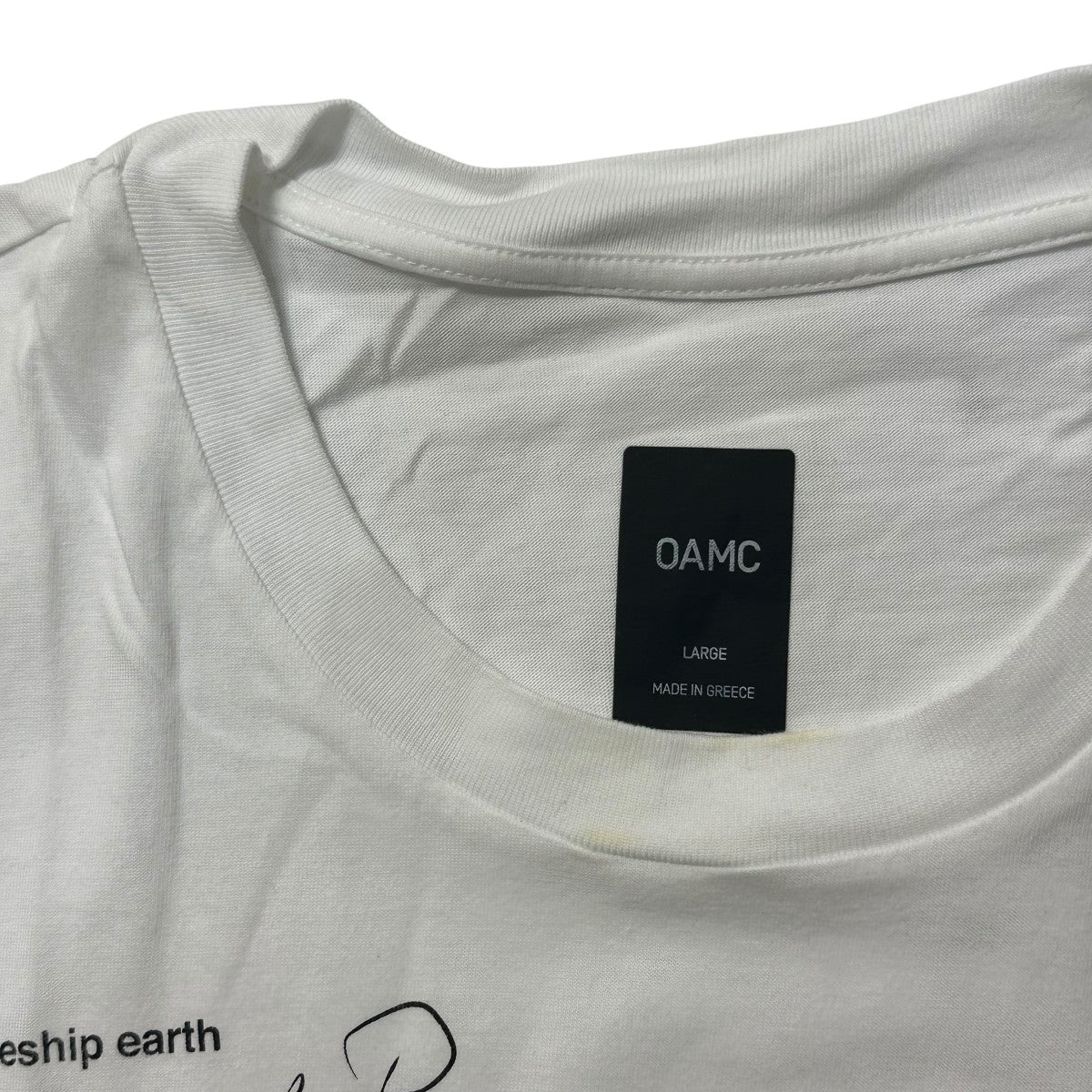 OAMC フロントプリントTシャツOAMO706567 古着・中古-6枚目のアイテム画像